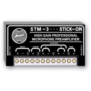 RDL STM-3 – high gain microphone preamplifier _Uit assortiment J&H licht en geluid