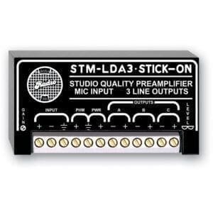 RDL STM-LDA3 – studio quality microphone preamp _Uit assortiment J&H licht en geluid
