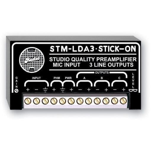 RDL STM-LDA3 – studio quality microphone preamp _Uit assortiment J&H licht en geluid