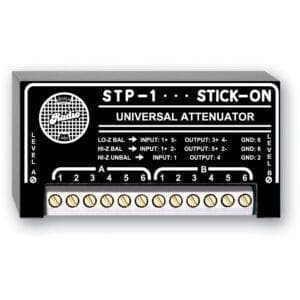 RDL STP-1 – Universal audio attenuator _Uit assortiment J&H licht en geluid