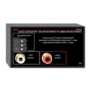RDL TX-A2 – audio converter _Uit assortiment J&H licht en geluid