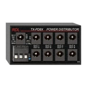 RDL TX-PD8X – switching power supply distributor _Uit assortiment J&H licht en geluid