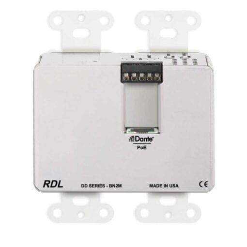 RDL DD-BN2M – Dante wandpaneel 2×2 – wit _Uit assortiment J&H licht en geluid 3