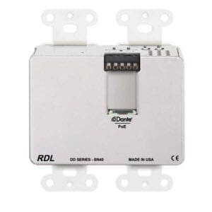 RDL DD-BN40 - Dante wandpaneel 4x2 - wit