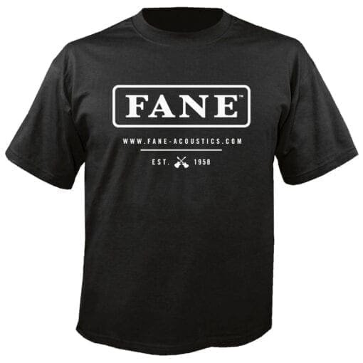 Fane Acoustics T-Shirt – Maat XL _Uit assortiment J&H licht en geluid 3