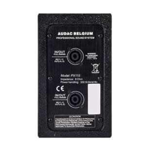Audac PX115 MK2B luidsprekerbox - zwart-39768