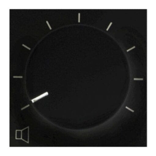 Audac VC3208/B – digitale volumeregelaar – zwart _Uit assortiment J&H licht en geluid