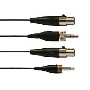 Audac CMX706/B earset - dark skin-40149