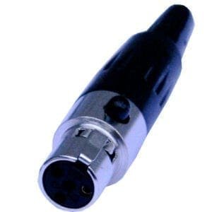 Audac - 3 pol. mini XLR voor CMX705 - dark skin