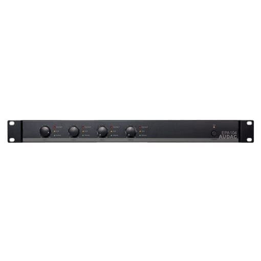 Audac EPA104 Energy-Star eindversterker (4 x 100 Watt) _Uit assortiment J&H licht en geluid