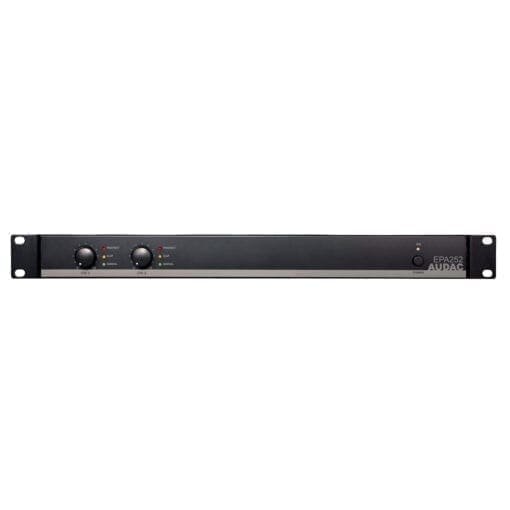 Audac EPA252 Energy-Star eindversterker (2 x 250 Watt) _Uit assortiment J&H licht en geluid