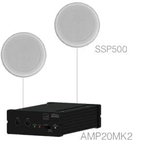 Audac Purra 5.1/W – audio background set – wit _Uit assortiment J&H licht en geluid
