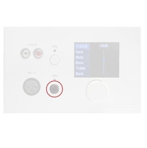 Audac – gain button voor DW5066/MWX65 – wit _Uit assortiment J&H licht en geluid