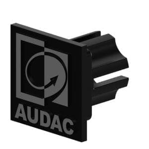 Audac logo voor XENO 6 & 8 - zwart