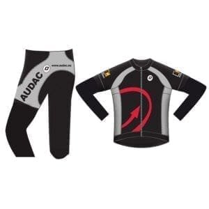 Audac Winter Cycling Set – L Crew kleding en caps J&H licht en geluid