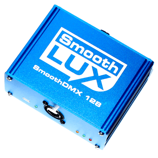 SmoothLUX SmoothDMX 128 – PC / tablet / smartphone DMX lichtsturing _Uit assortiment J&H licht en geluid