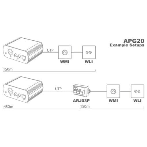 Audac – WMI16/B – XLR female – zwart Geen categorie J&H licht en geluid 4