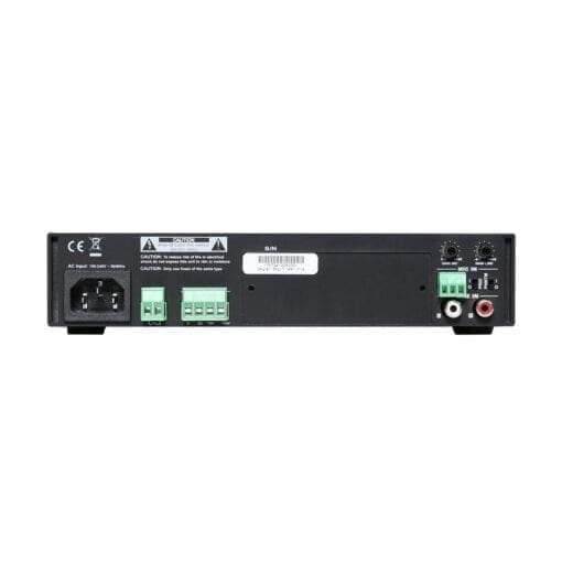 Audac COM108 100 volt versterker _Uit assortiment J&H licht en geluid 4