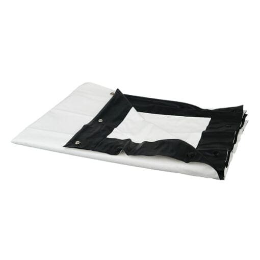 DMT Front-view doek voor het Fastfold Pro 120″ projectiescherm Audiovisueel J&H licht en geluid