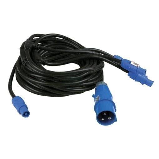 DMT Split voedingskabel voor 6 Pixelmesh E12,5 Tour modules Audiovisueel J&H licht en geluid
