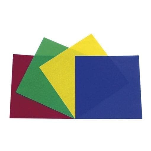 Showtec Par 56 Kleurenfilter set (rood, groen, geel en blauw) _Uit assortiment J&H licht en geluid