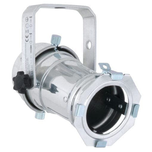 Showtec Par 16 lang chrome GU5.3, incl. filterframe Entertainment- verlichting J&H licht en geluid