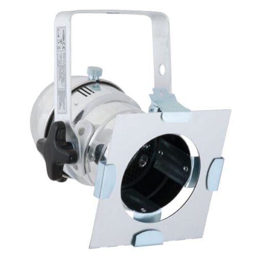 Showtec Par 36 kort, chroom Entertainment- verlichting J&H licht en geluid