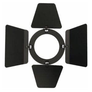 Showtec Compact Studio Beam barndoor, zwart Entertainment- verlichting J&H licht en geluid