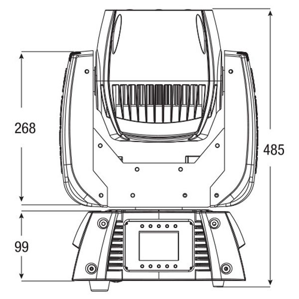 Infinity iS-100 – LED Moving Head _Uit assortiment J&H licht en geluid 13 Infinity iS-100 – LED Moving Head _Uit assortiment J&H licht en geluid 13