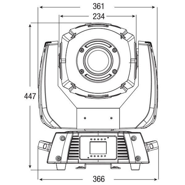 Infinity iS-100 – LED Moving Head _Uit assortiment J&H licht en geluid 15 Infinity iS-100 – LED Moving Head _Uit assortiment J&H licht en geluid 15