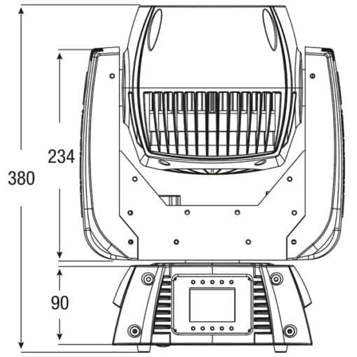 Infinity iW-720 RDM – LED Wash Moving Head Geen categorie J&H licht en geluid 13