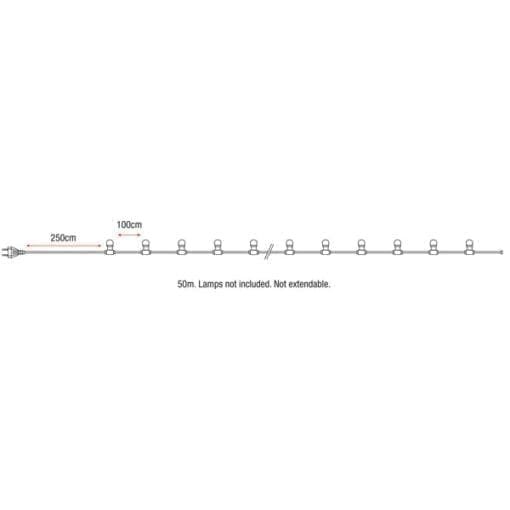 Showtec Belt Light E27 – Prikkabel voor 48 lampen Geen categorie J&H licht en geluid 3