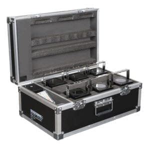 Showtec Eventspot 60 Q7 set (6 stuks inclusief flightcase en afstandsbediening) – zwart _Uit assortiment J&H licht en geluid