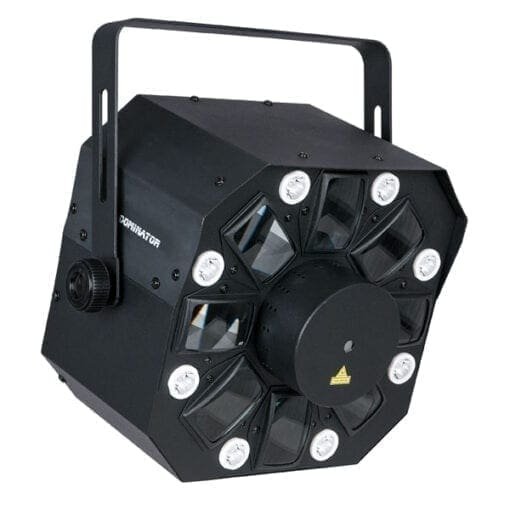 Showtec Dominator – 3-in-1 lichteffect (LED, laser en strobe) Effectverlichting J&H licht en geluid