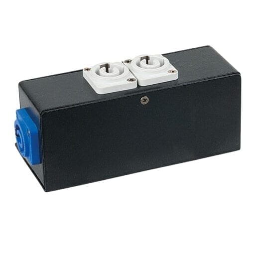 Showtec Powerport 3, Powercon in – 3 x Powercon uit Kabels en aansluitingen J&H licht en geluid
