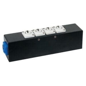 Showtec Powerport 5, Powercon in – 5 x Powercon uit Kabels en aansluitingen J&H licht en geluid