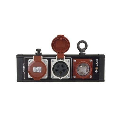 Showtec Breakout Bar 7, 5-pins CEE 16A – 2 x 5-pins CEE 16A _Uit assortiment J&H licht en geluid