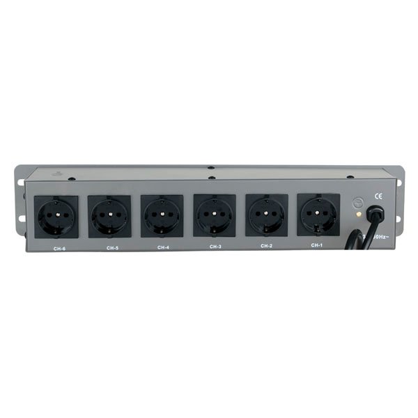 Showtec DJ-Switch 6, schuko uitgangen _Uit assortiment J&H licht en geluid 2 Showtec DJ-Switch 6, schuko uitgangen _Uit assortiment J&H licht en geluid 2