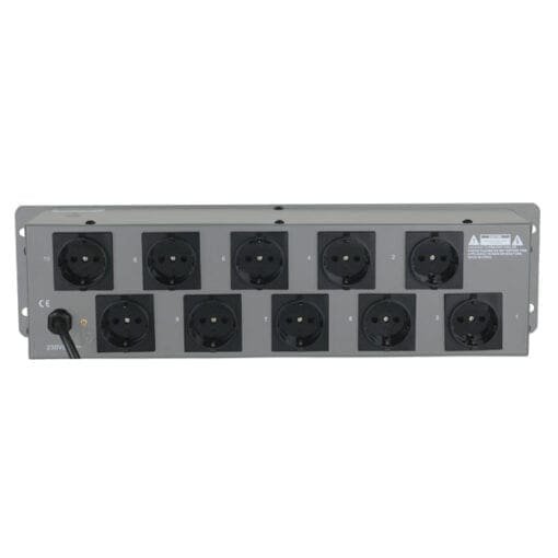 Showtec DJ-Switch 10F met flash functie, schuko uitgangen _Uit assortiment J&H licht en geluid 2