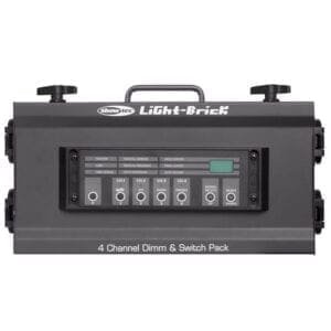 Showtec LightBrick 4-kanaals Dimmerpack, Schuko uitgangen Dimmerpacks J&H licht en geluid