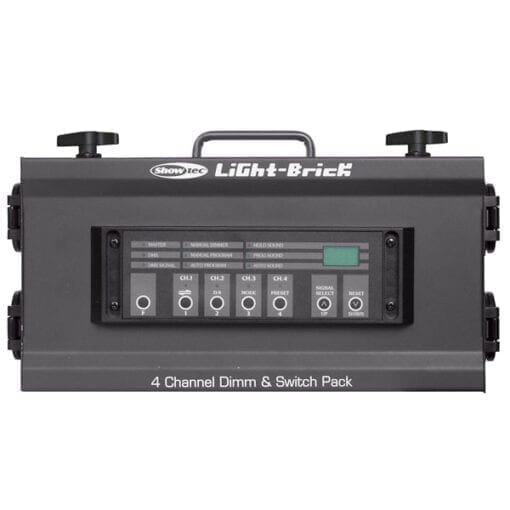 Showtec LightBrick 4-kanaals Dimmerpack, Schuko uitgangen Dimmerpacks J&H licht en geluid