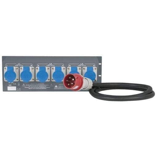 Showtec PSA-32A6C Krachtstroomverdeler Kabels en aansluitingen J&H licht en geluid 2