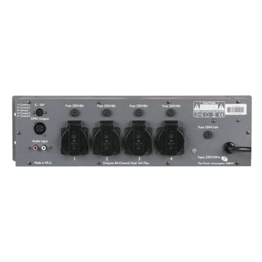 Showtec LP-416 4-kanaals lichtsturing _Uit assortiment J&H licht en geluid 2