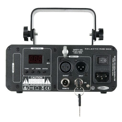 Showtec Galactic Value Line RGB-300 DMX laser _Uit assortiment J&H licht en geluid 2
