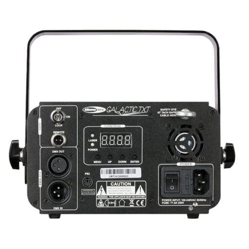 Showtec Galactic TXT – RGB text laser (DMX) Entertainment- verlichting J&H licht en geluid 2