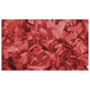 Showtec Rechthoekige rode confetti (vuurbestendig), 1 kg Confetti J&H licht en geluid