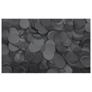 Showtec Ronde zwarte confetti (vuurbestendig), 1 kg Confetti J&H licht en geluid