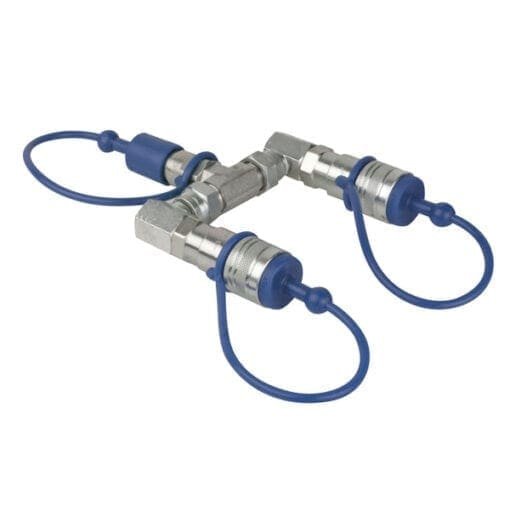 Showtec 2-weg CO2 splitter (3/8″ Q-Lock koppelingen) CO2-accessoires J&H licht en geluid 2