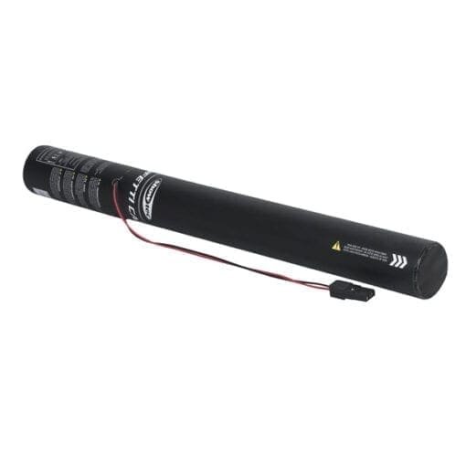 Showtec Elektrisch confetti kanon (50 cm) – rood Elektrische confetti-kanonnen J&H licht en geluid