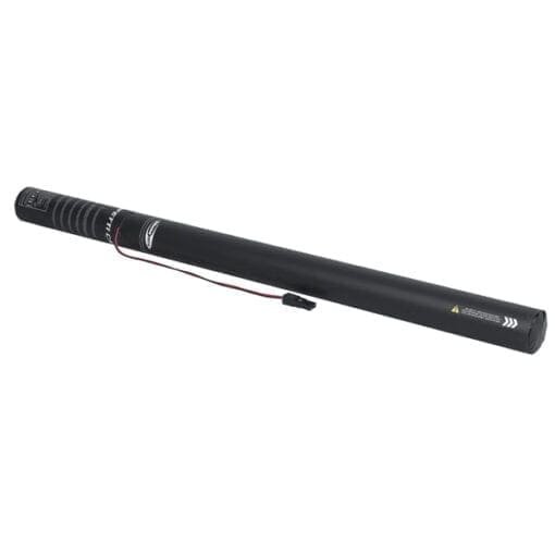 Showtec Elektrisch confetti kanon Pro (80 cm) – wit / zilver Elektrische confetti-kanonnen J&H licht en geluid